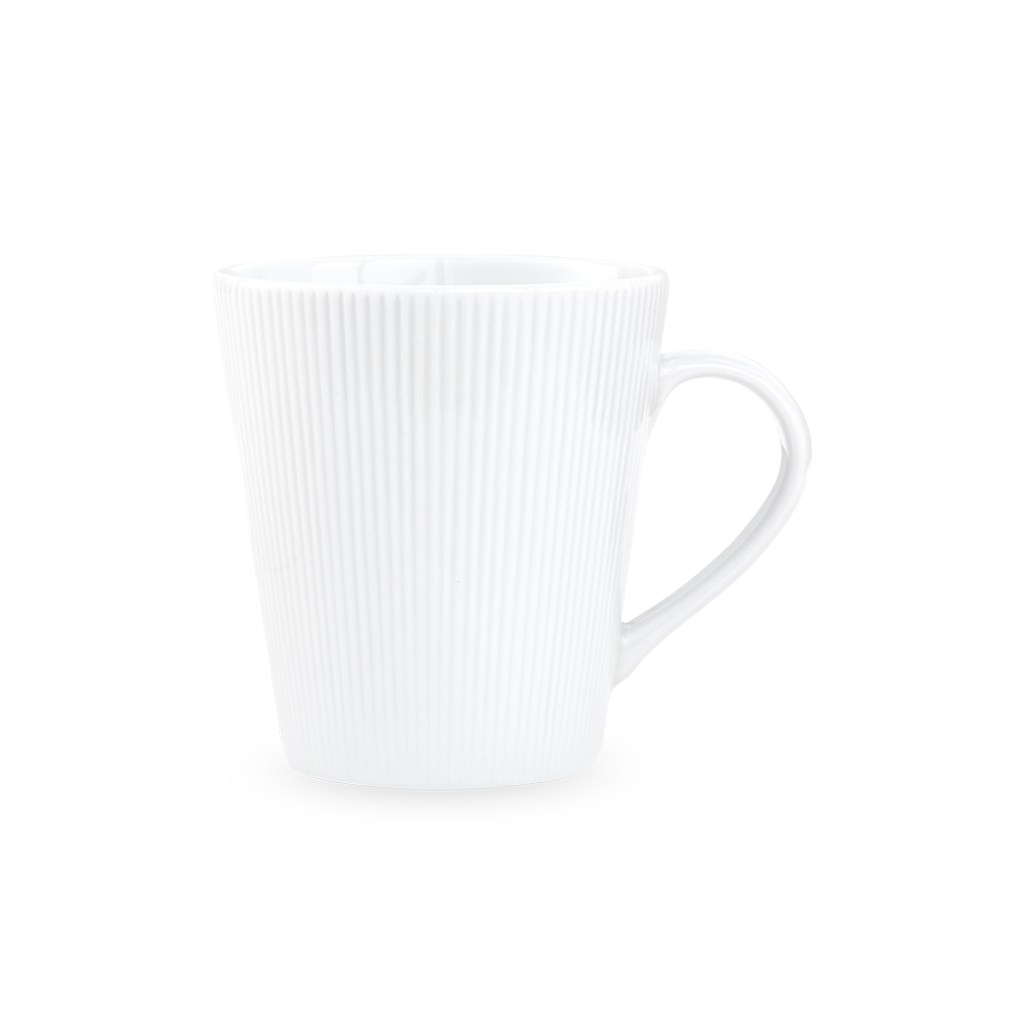 Pillivuyt Eventail 9 oz. Mug, Set of 4