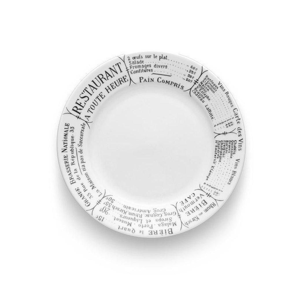 Pillivuyt Brasserie Plates, Set of 4