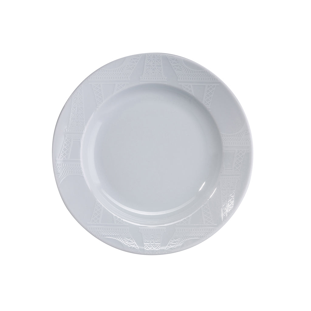 Pillivuyt Ville de Paris Soup Plates, 9", Set of 4