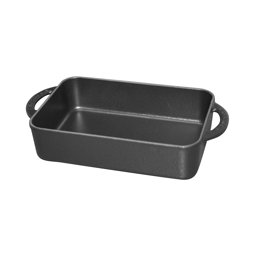 Chasseur Cast Iron Gratin Baking Dish, Matte Black