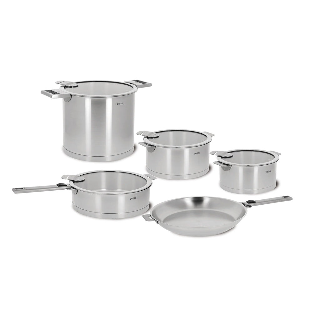 Cristel Strate Cookware Collection, Set of 13