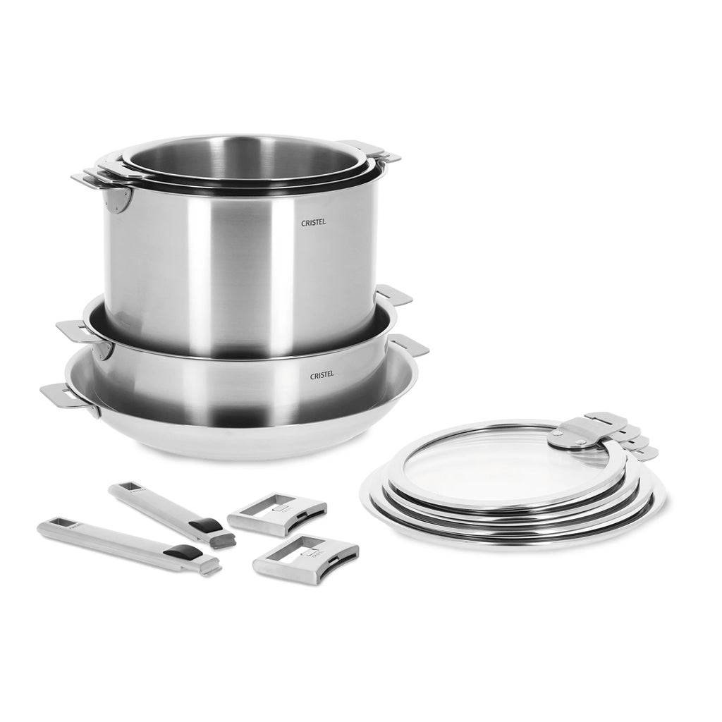 Cristel Strate Cookware Collection, Set of 13