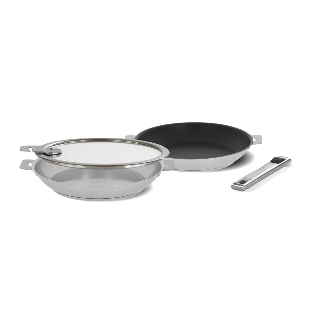 Cristel Strate Frying Pan Set, 4 pieces