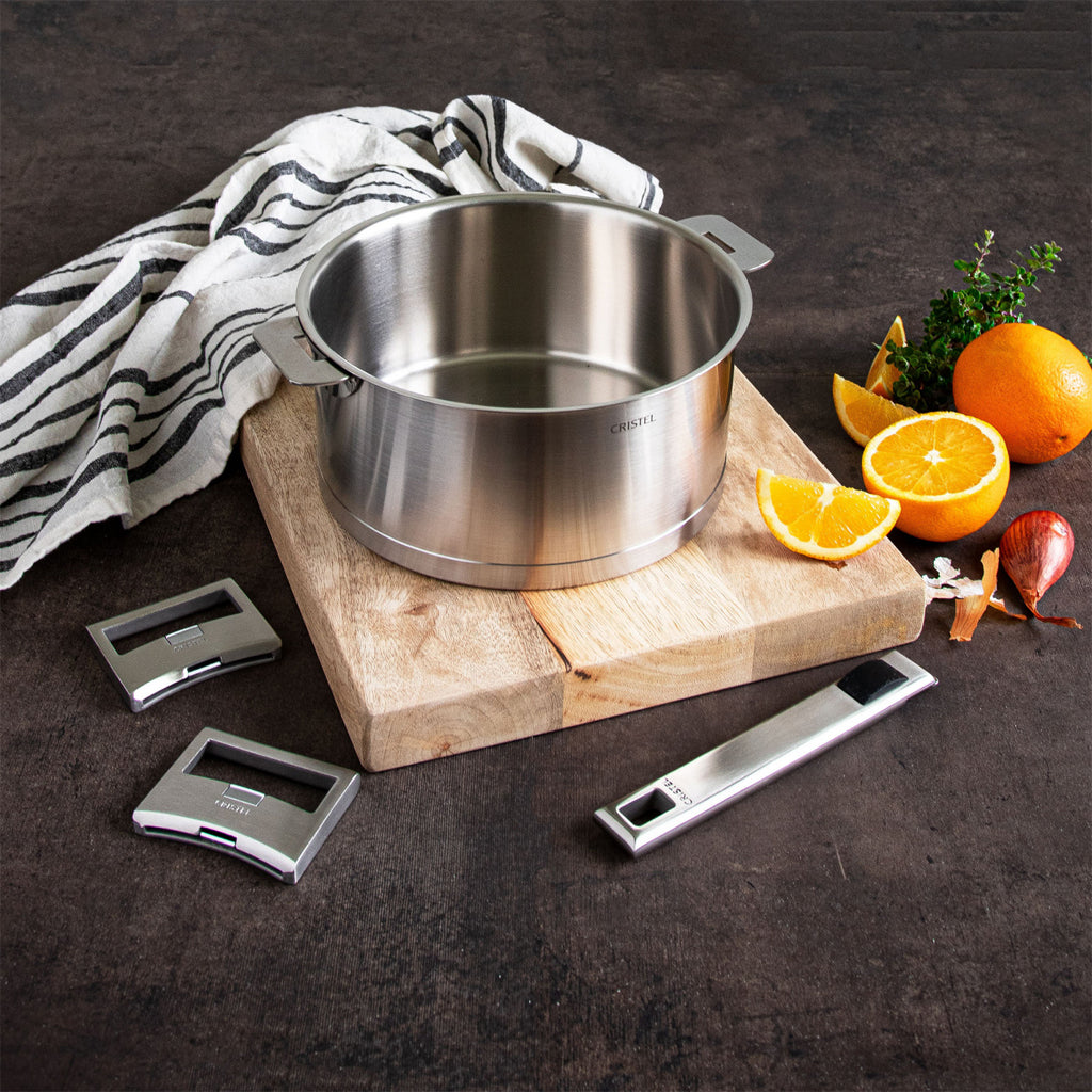 Cristel Strate Saucepan Set, 5 pieces