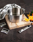 Cristel Strate Saucepan Set, 5 pieces