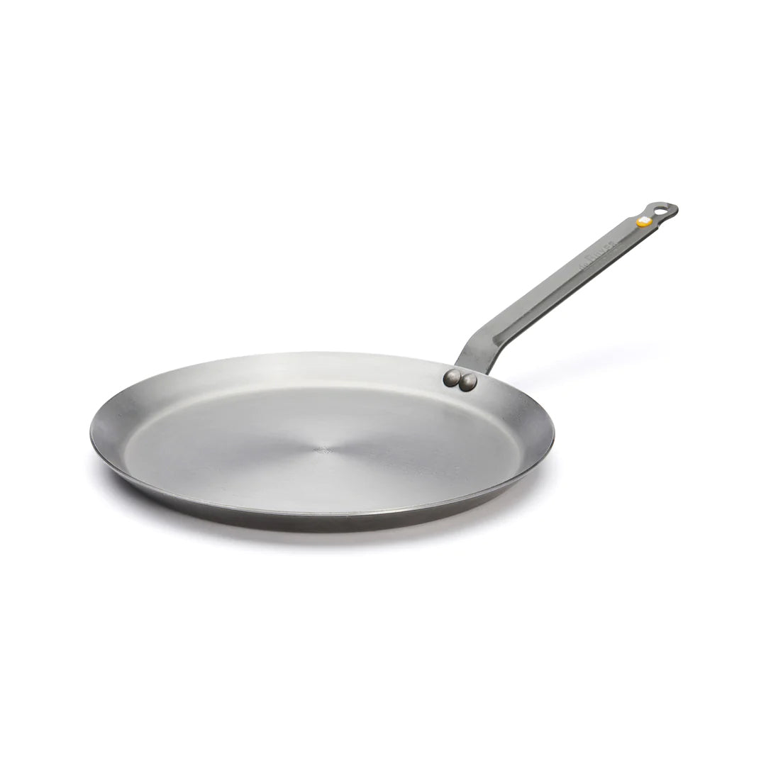 de Buyer MINERAL B Carbon Steel Crepe & Tortilla Pan, 12"