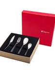 Degrenne Quartz Carbone Cutlery Collection, 24 Pieces