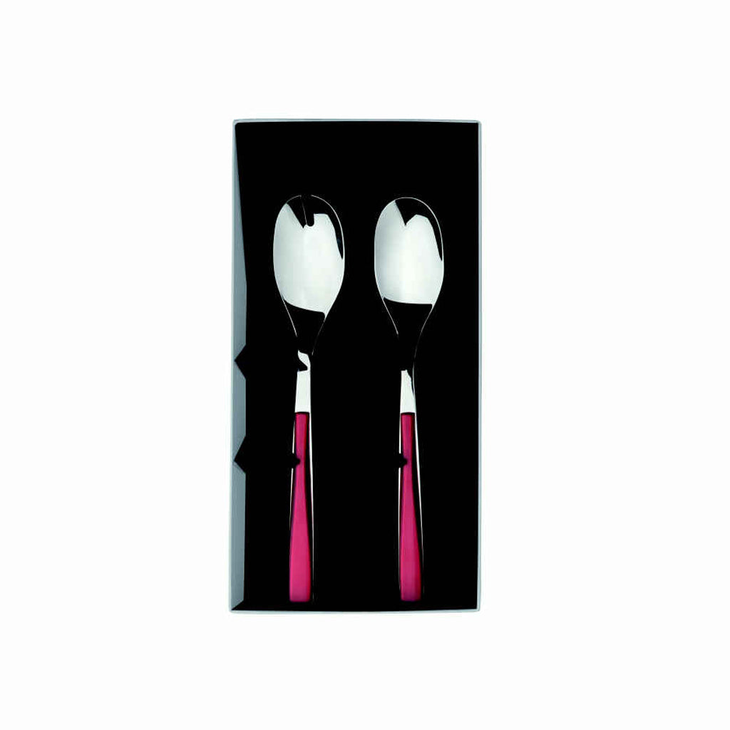 Degrenne Quartz Rouge Salad Serving Set, 2 pieces