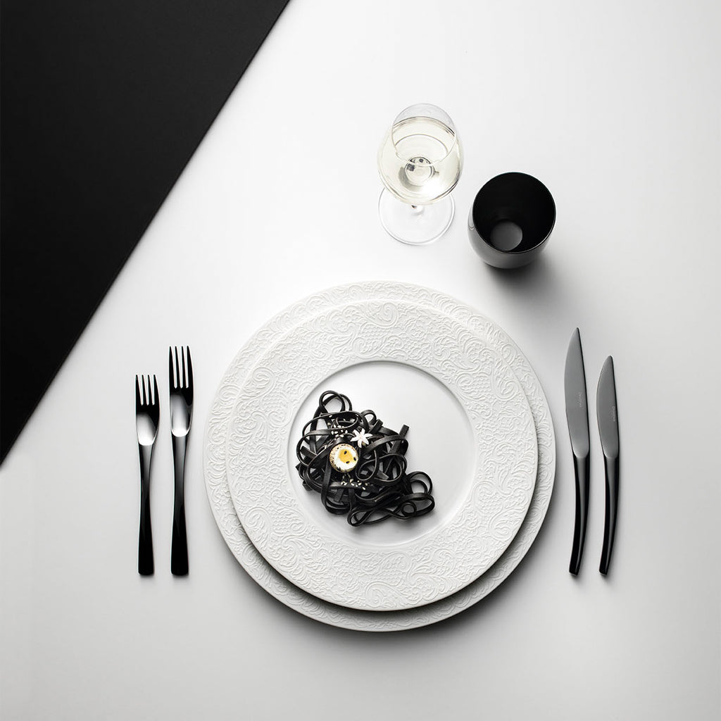 Degrenne XY Black Cutlery Collection, 5 Pieces