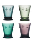 La Rochère Colored Bee Tumbler, Assorted Set of 4