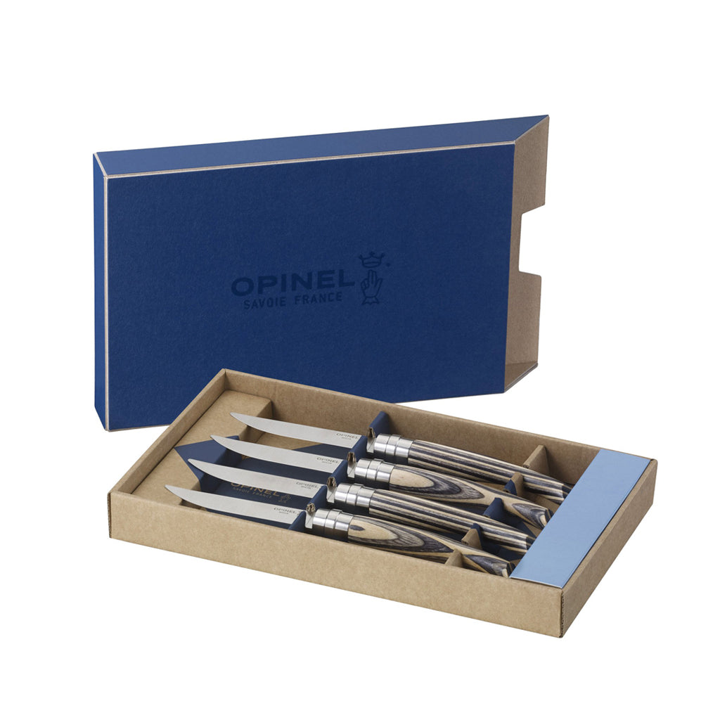 Opinel Birchwood Steak Knives, Set of 4