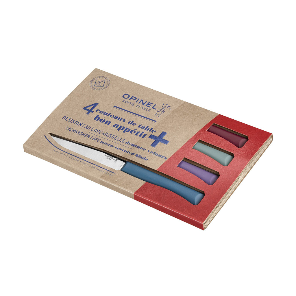 Opinel Bon Appetit+ Steak Knives, Set of 4