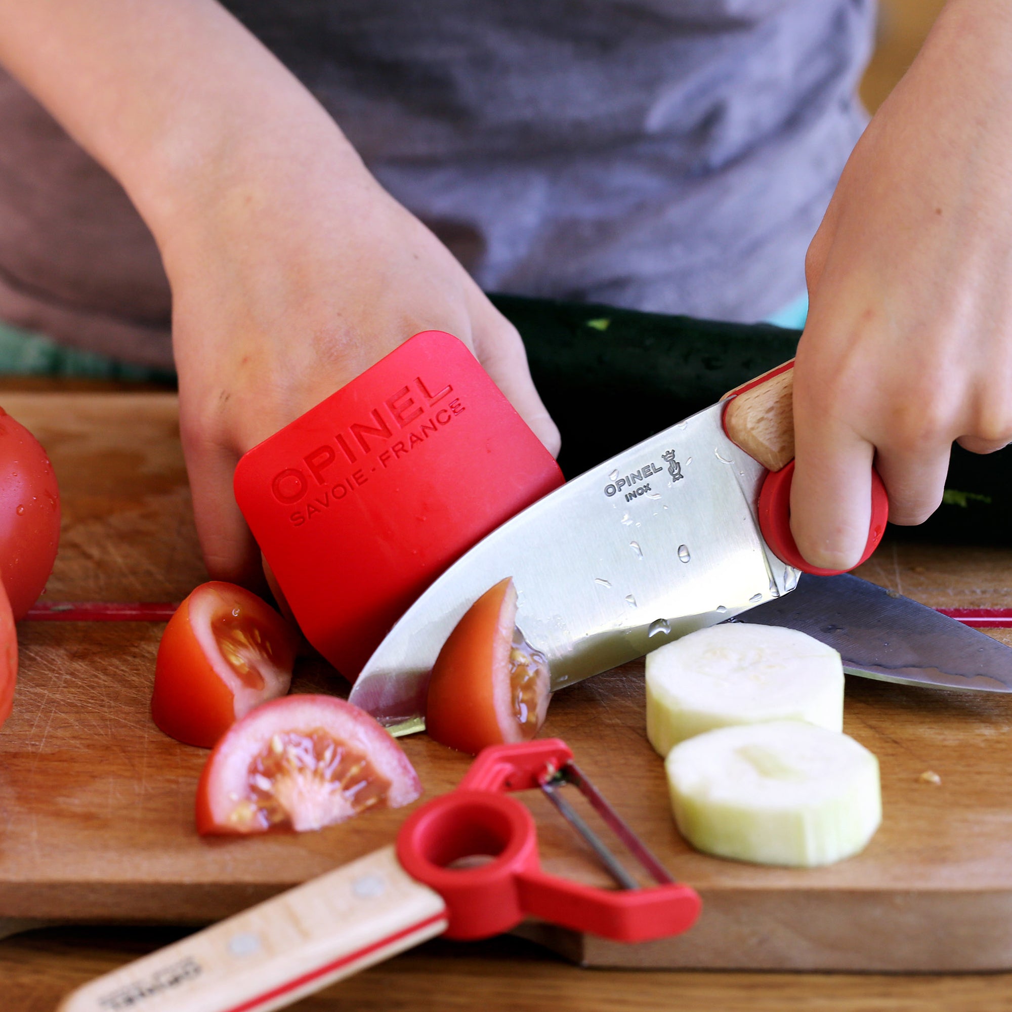 Opinel Le Petit Chef Kids&#39; Cooking Set, 3 pieces