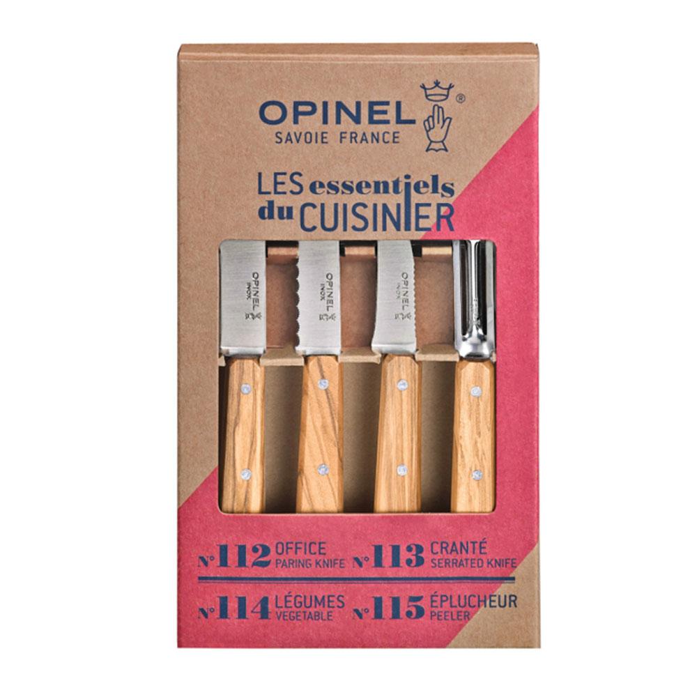 Opinel "Les Essentiels" Kitchen Set, 4 pieces