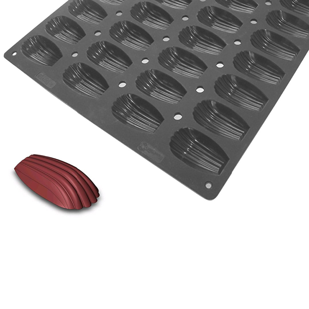 de Buyer MOUL'FLEX PRO Madeleine Silicone Mold