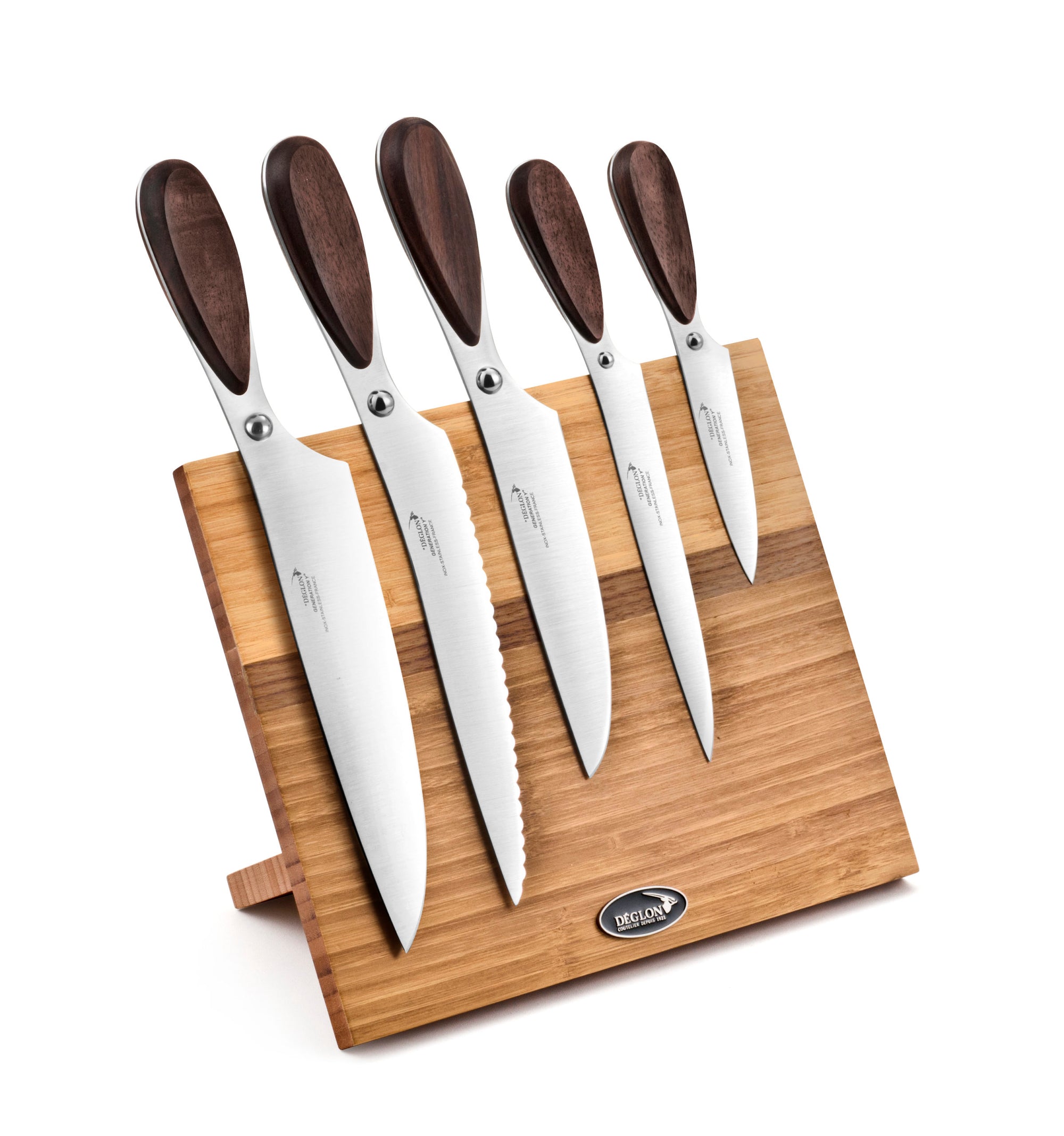 Déglon Génération Y Magnetic Knife Block, 6 pieces